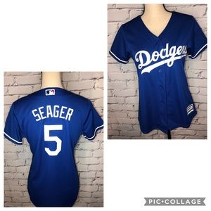 MLB dodger women’s M Jersey like new